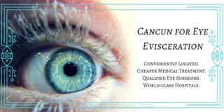 eye evisceration in cancun mexico