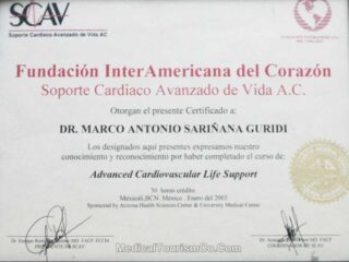 Certification - Dr. Marco Antonio - Best Bariatric Surgeon in Mexicali