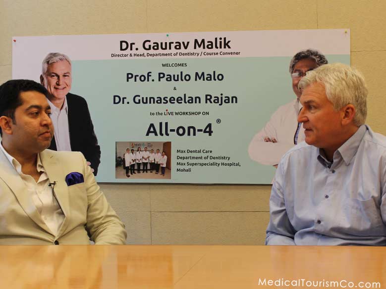 Dr. Gaurav Malik with Dr. Paulo Malo, Inventor of All on 4