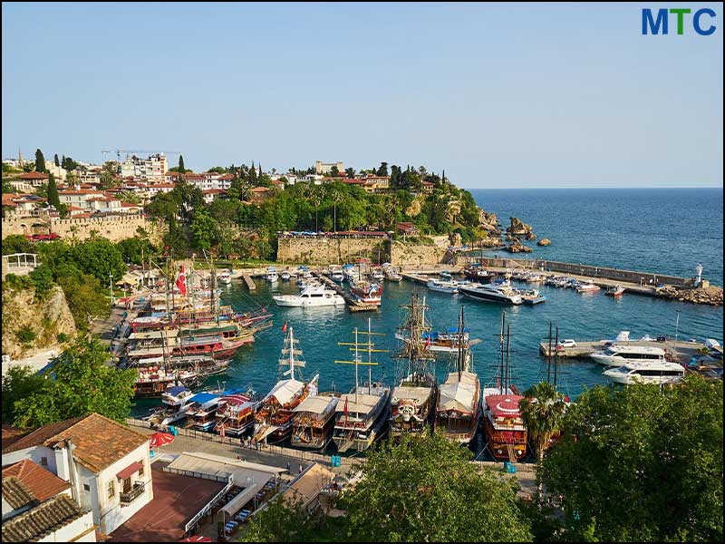 City of Kaleici in Antalya, Turkey