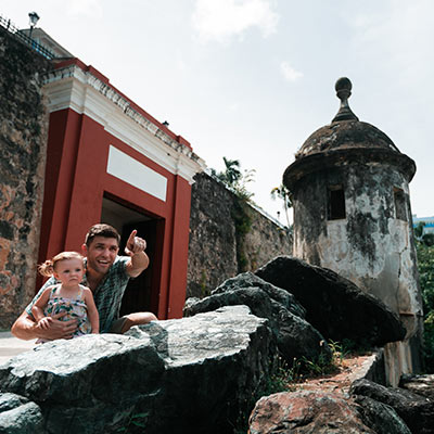 Sightseeing at Old San Juan