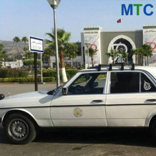 Grand taxi in Casablanca